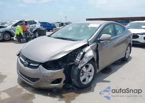 2013 Hyundai Elantra Gls z USA, uszkodzony, nr VIN 5NPDH4AE8DH213458